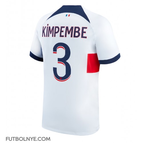 Camiseta Paris Saint-Germain Presnel Kimpembe #3 Visitante Equipación 2023-24 manga corta